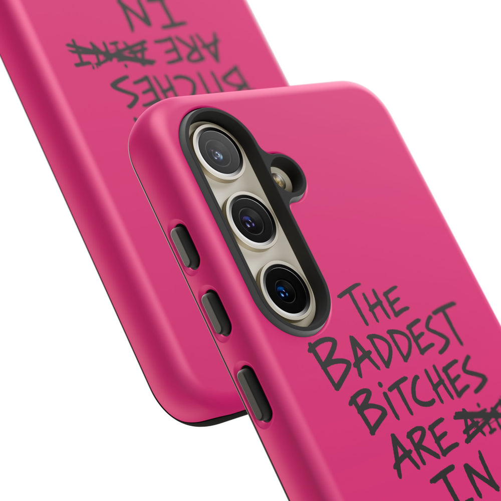 "The Baddest B*tches Are In Albania" Hot Pink Case