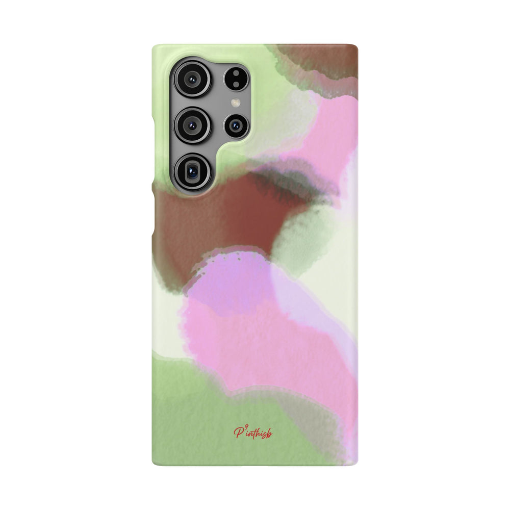 Abstract Pastel Camouflage Snap Phone Case