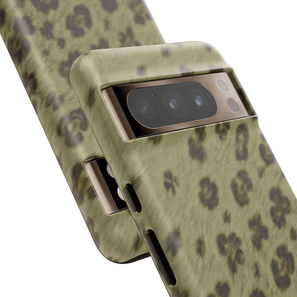 Olive Leopard Print Tough Case