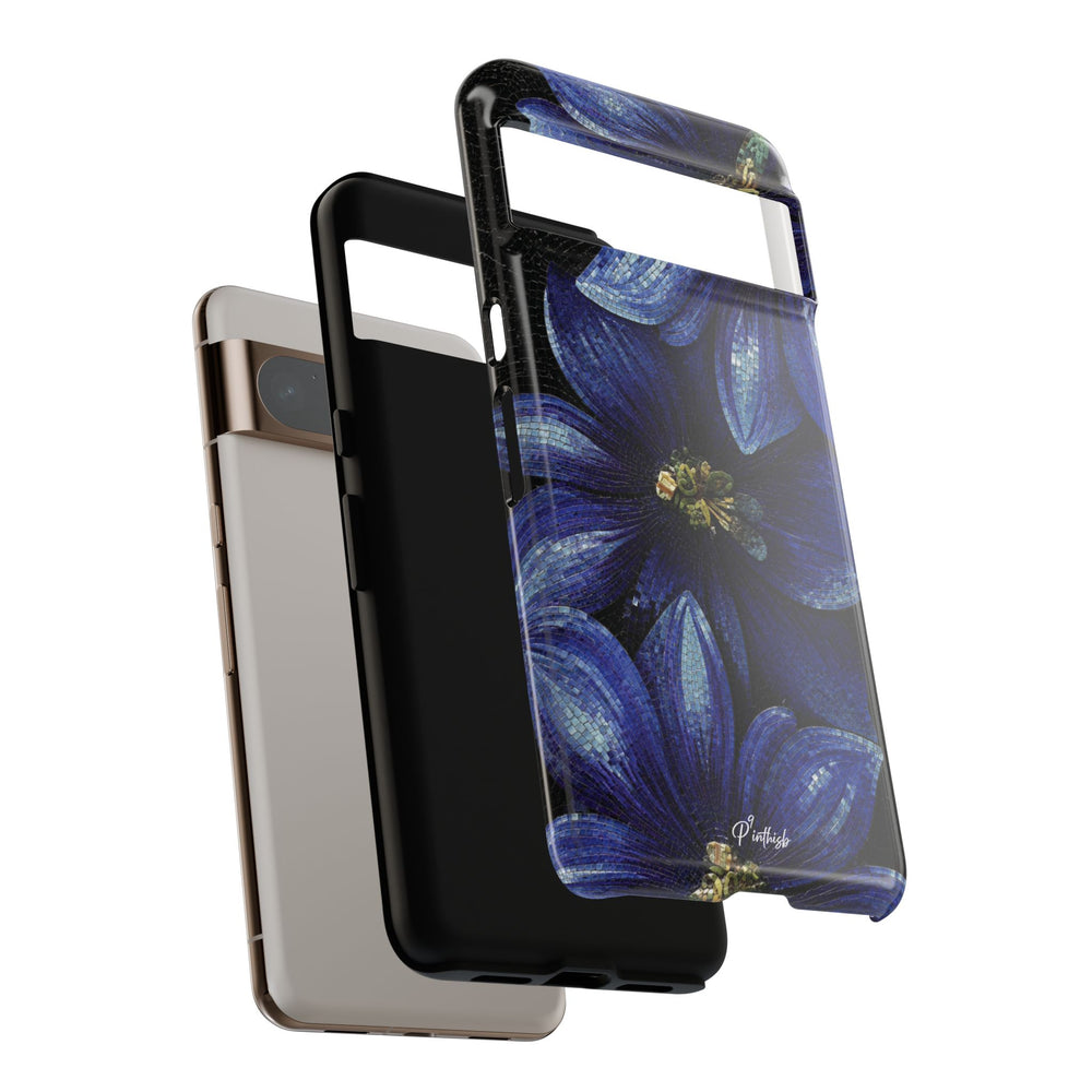 Blue Floral Tough Case