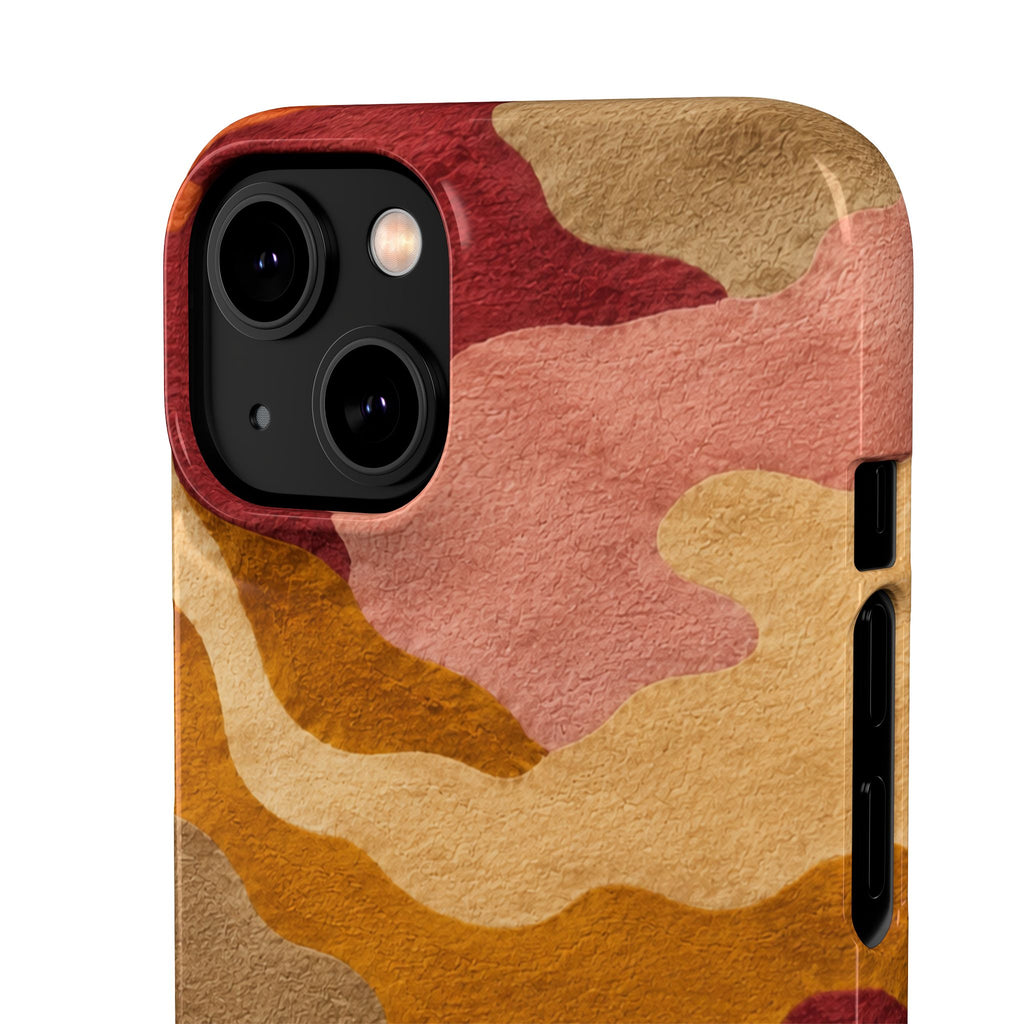 Watercolour Camo Snap Case