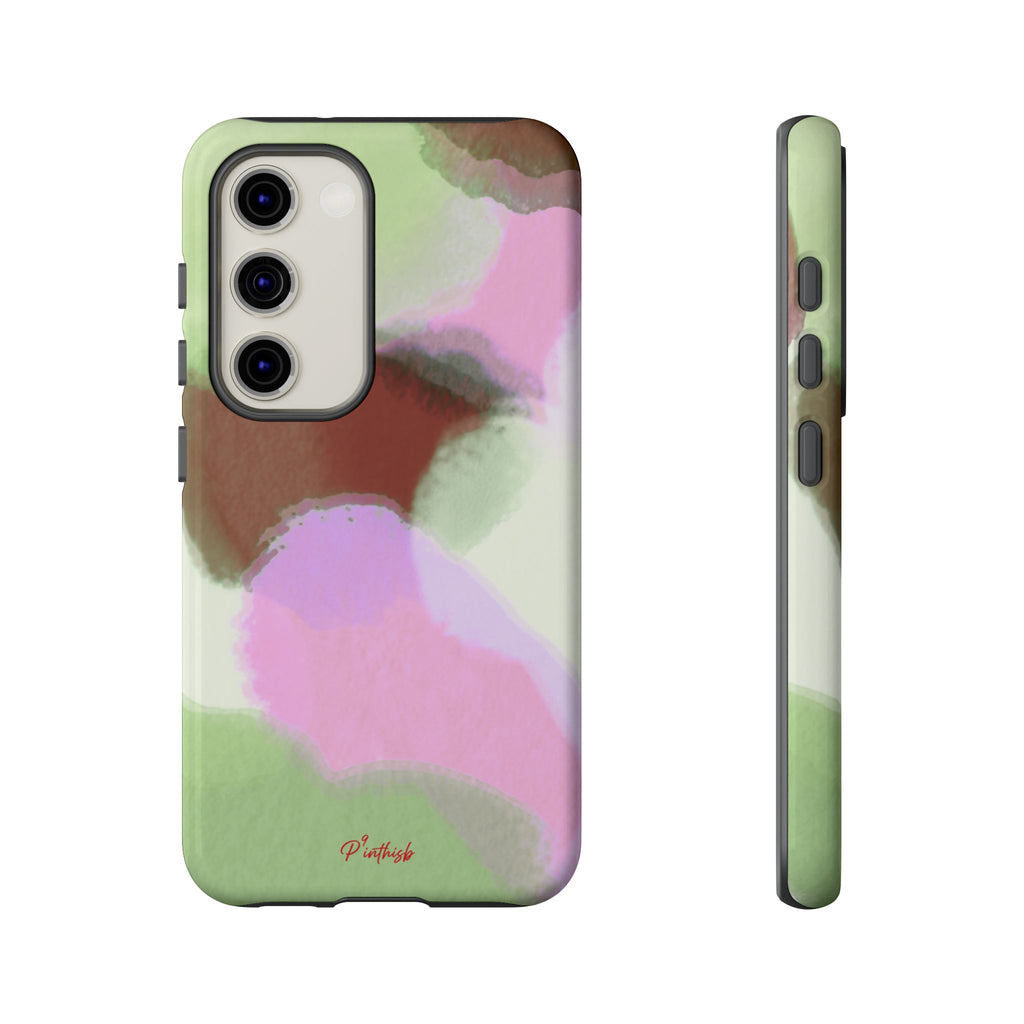 Abstract Pastel Camouflage Tough Phone Case