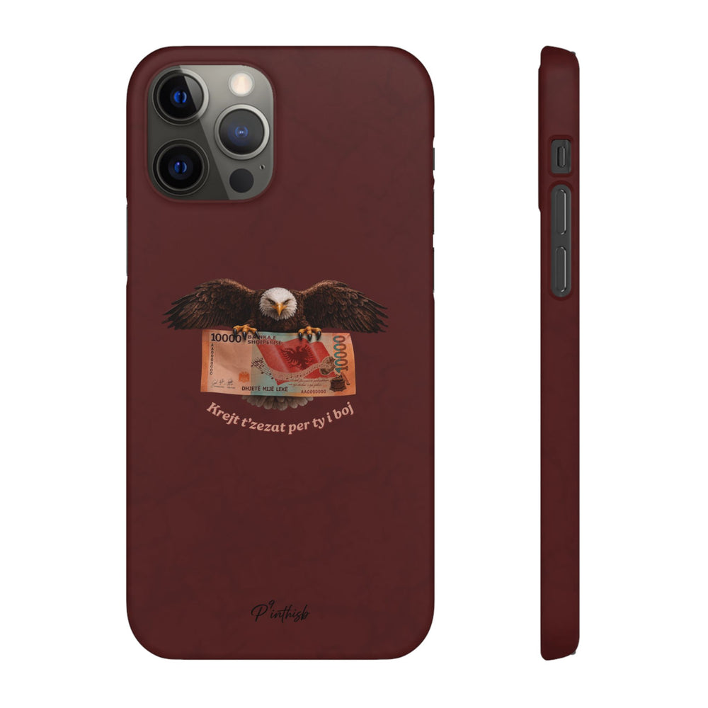 "Krejt t'zezat per ty i boj" Snap Case