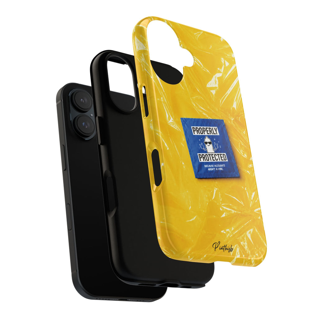 "Properly Protected" Graphic Phone Case