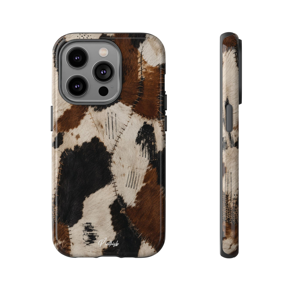Brown & Black Animal Print Tough Case