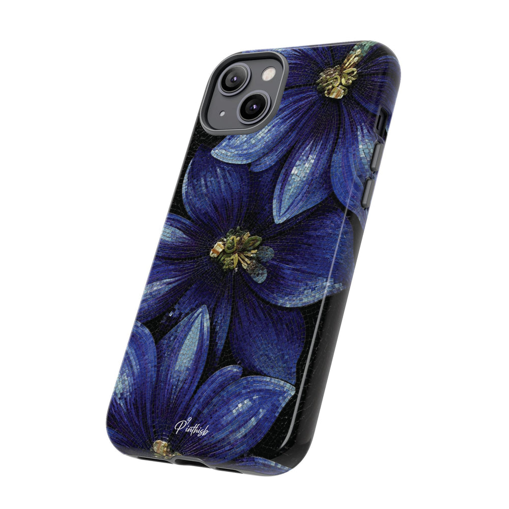 Blue Floral Tough Case