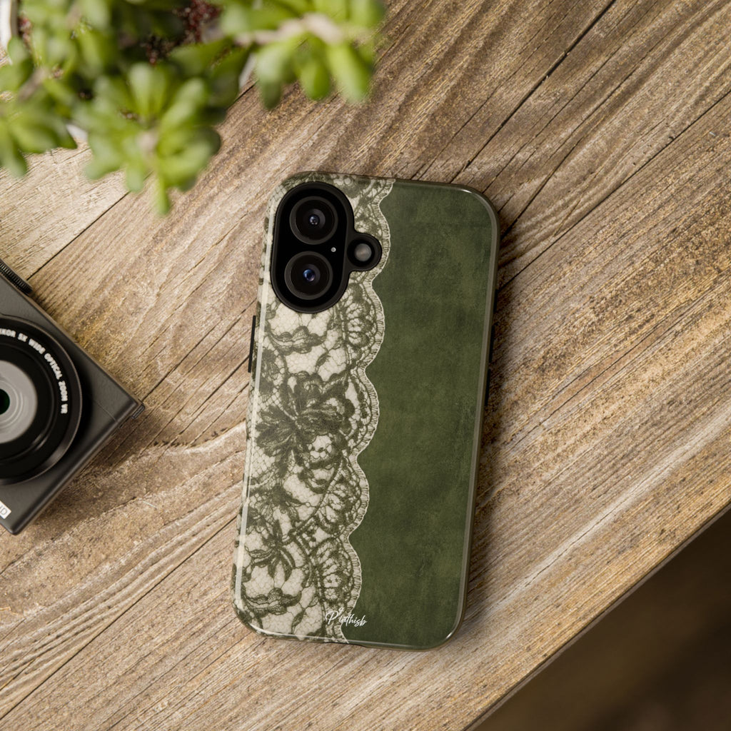 Olive Lace Tough Case