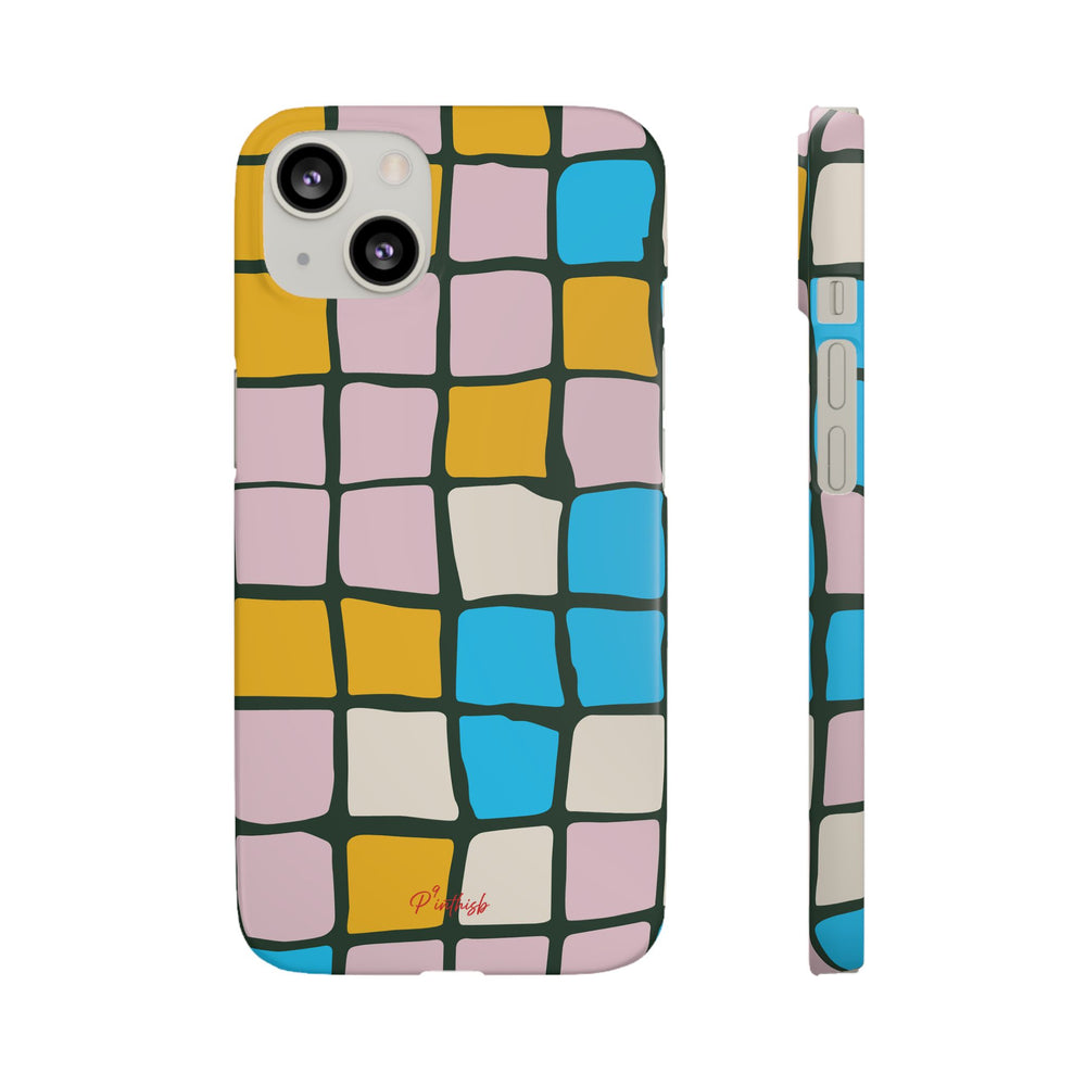 Color Grid Snap Phone Case