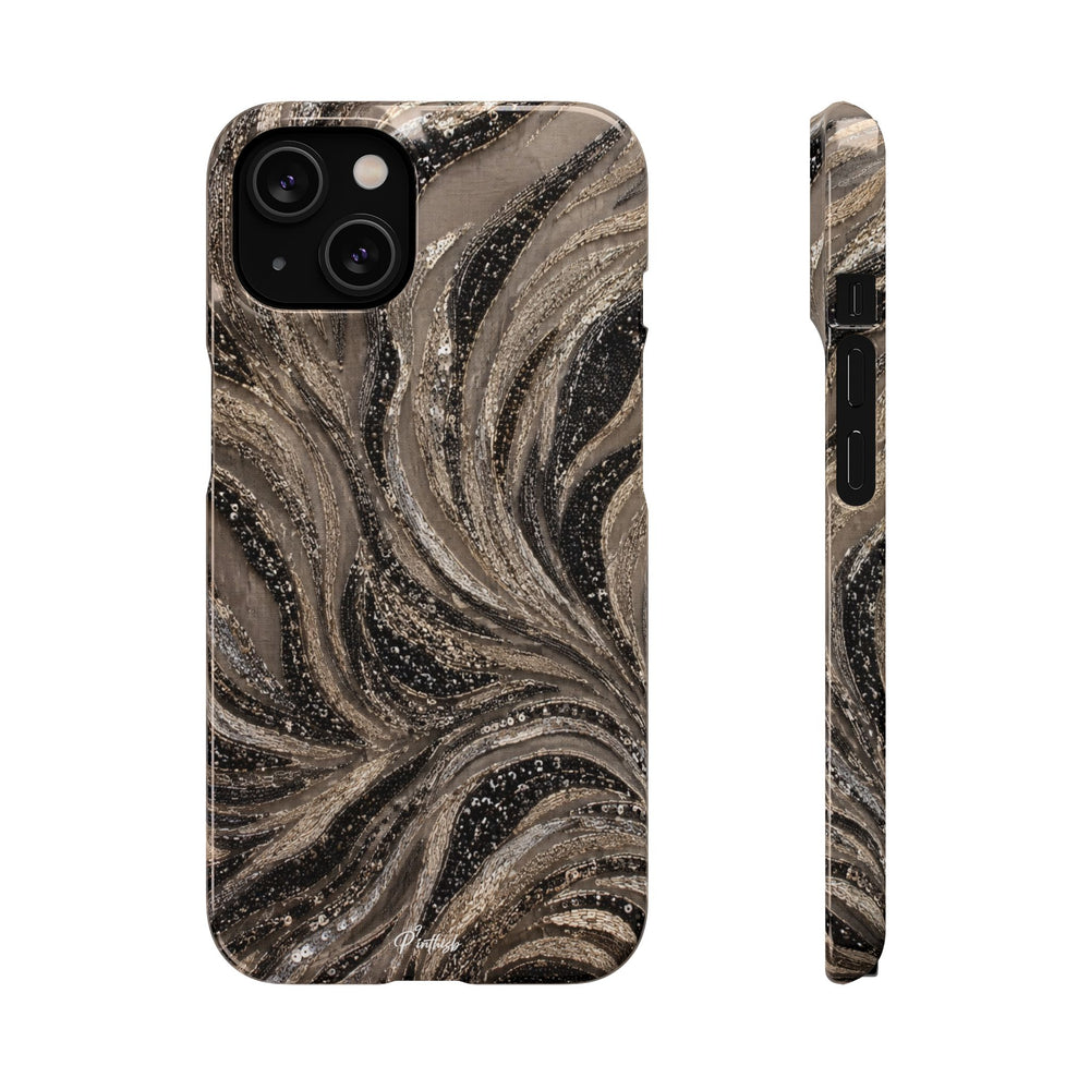 Neutral Swirl Protective Snap Case