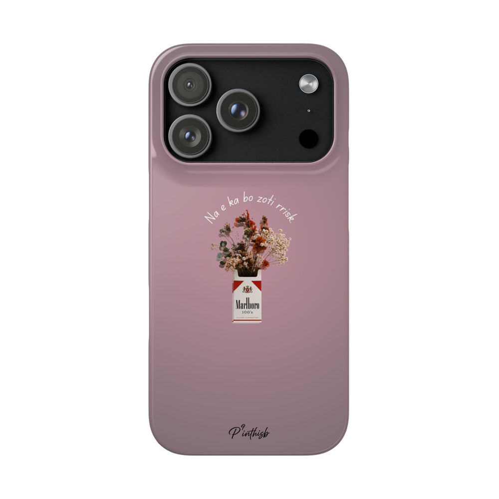 "Na e ka bo zoti rrisk." Snap Phone Case