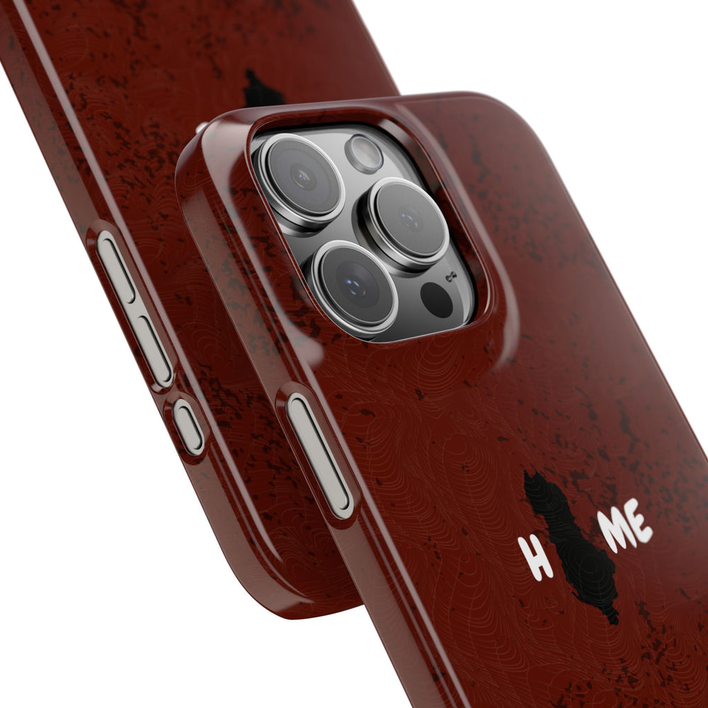 "HOME" Albania Snap Case