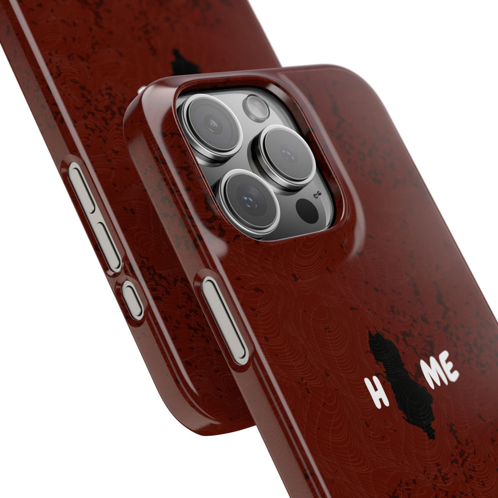"HOME" Albania Snap Case