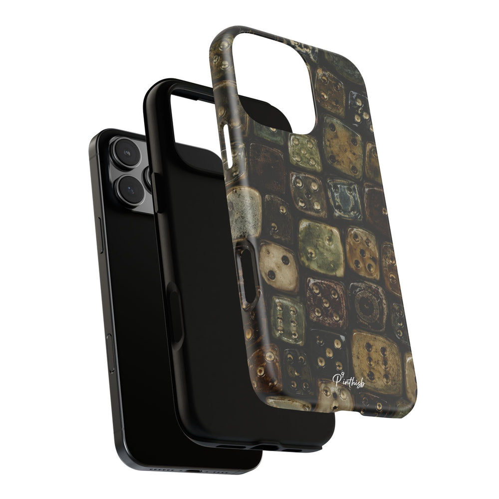 Vintage Dice Tile Phone Case