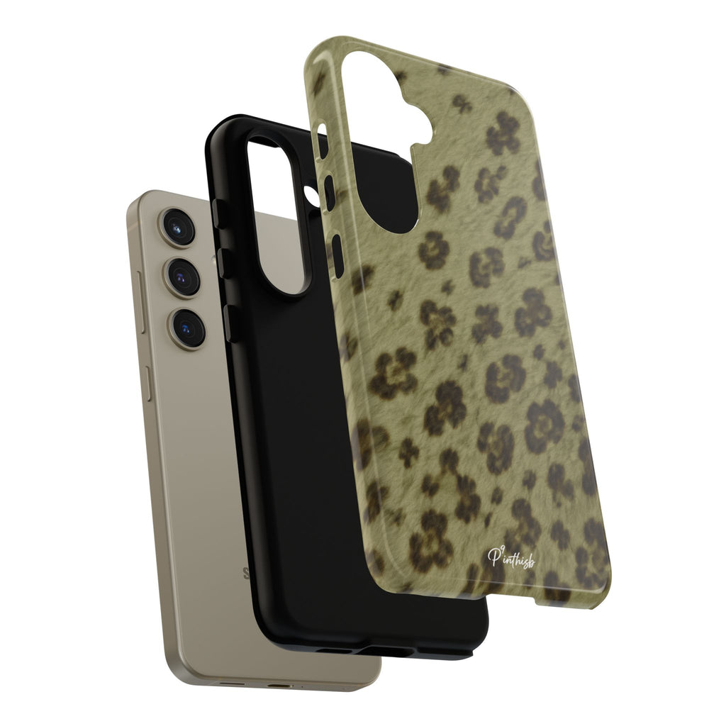 Olive Leopard Print Tough Case