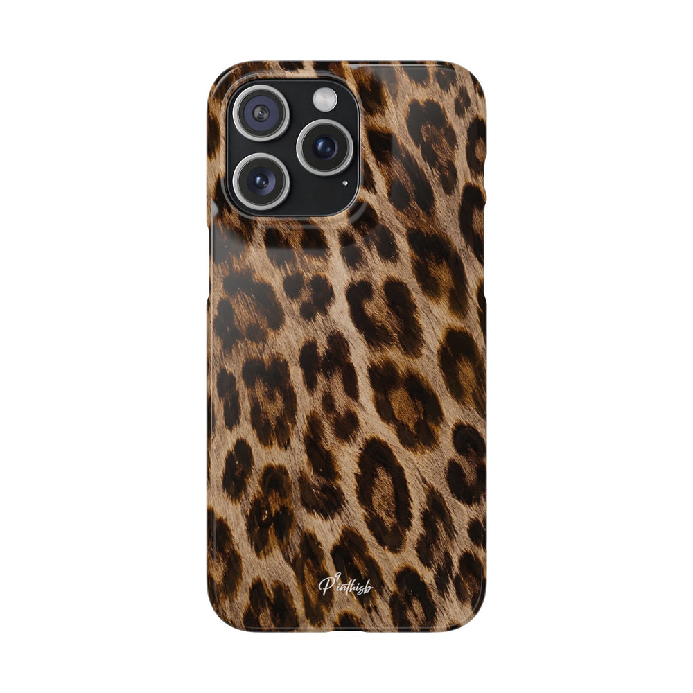 Leopard Print Snap Phone Case