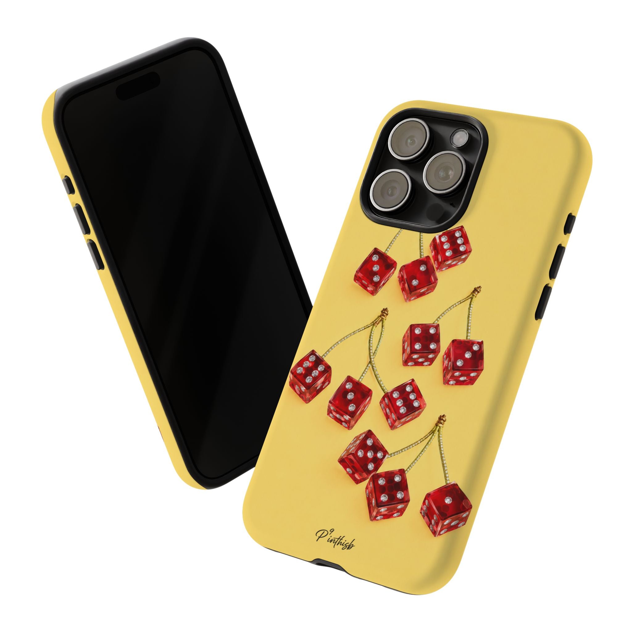 Cherry Dice Tough Phone Case