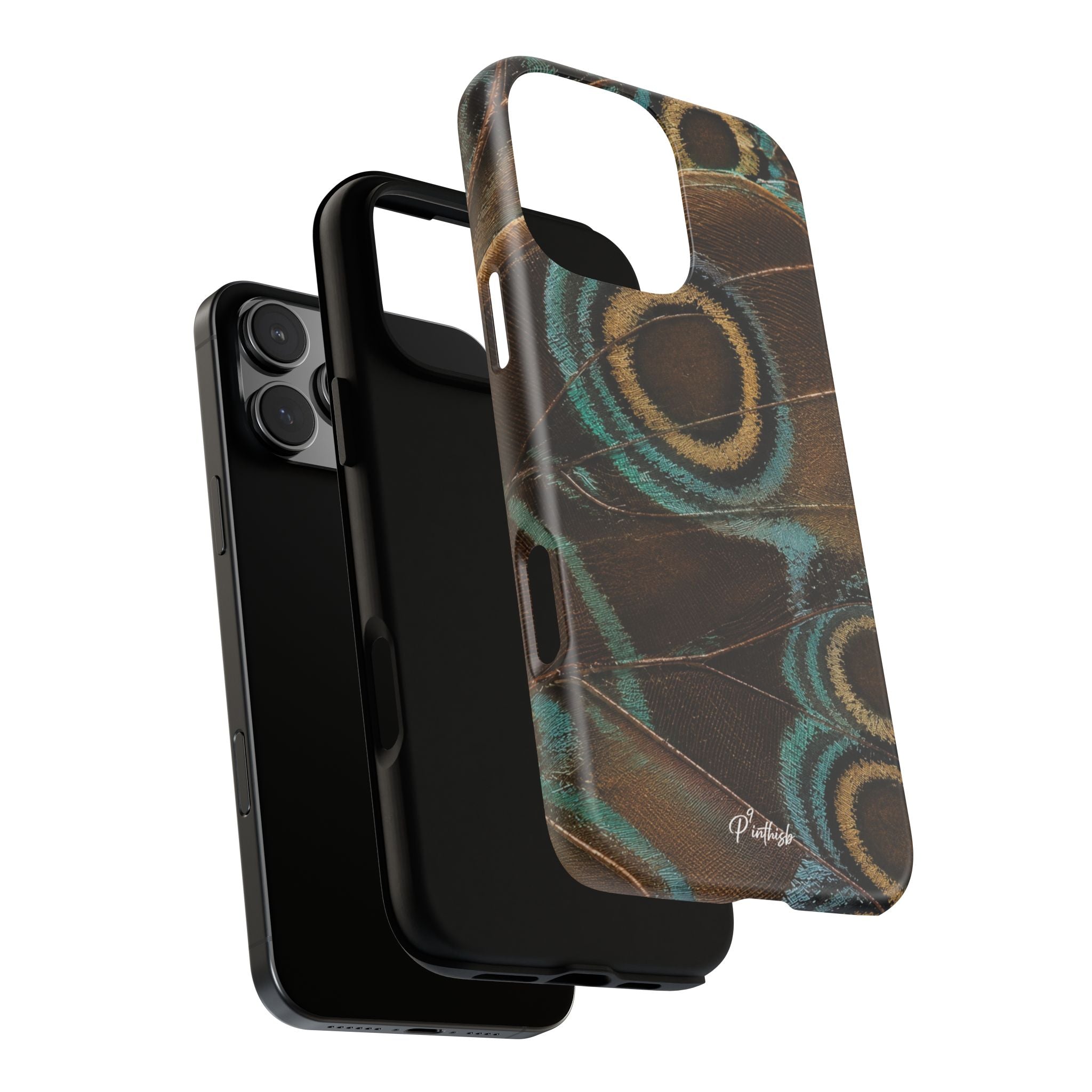 Peacock Feather Pattern Tough Case