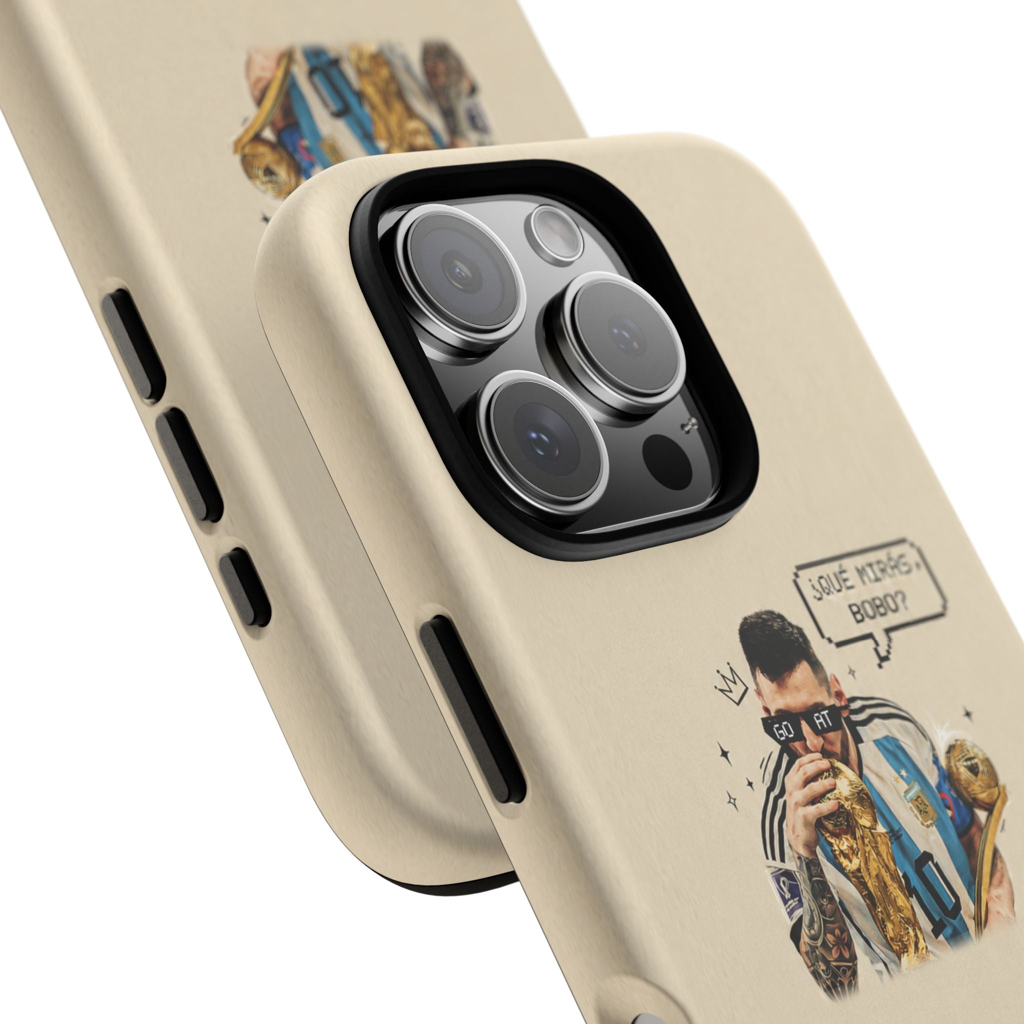 "G.O.A.T" Messi Tough Phone Case