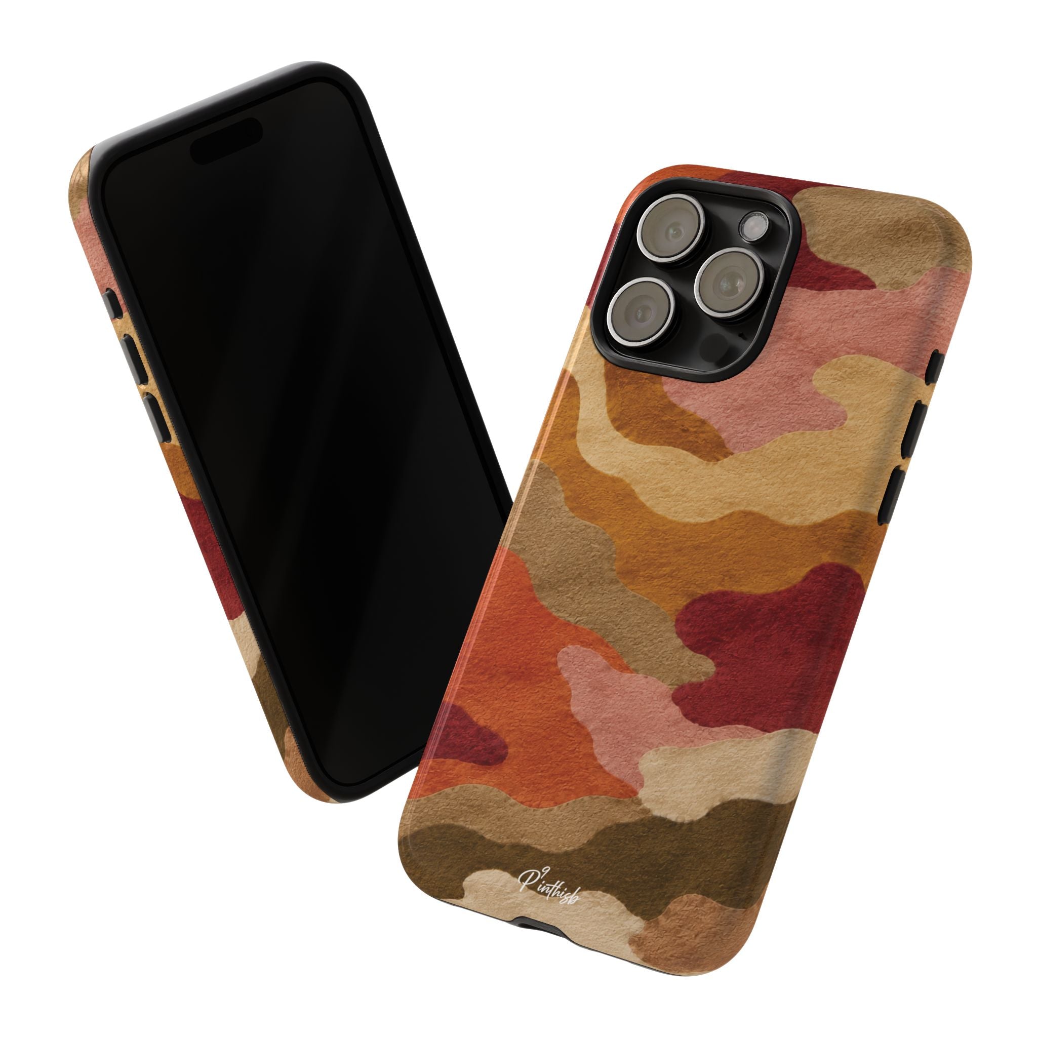 Watercolour Camo Tough Case