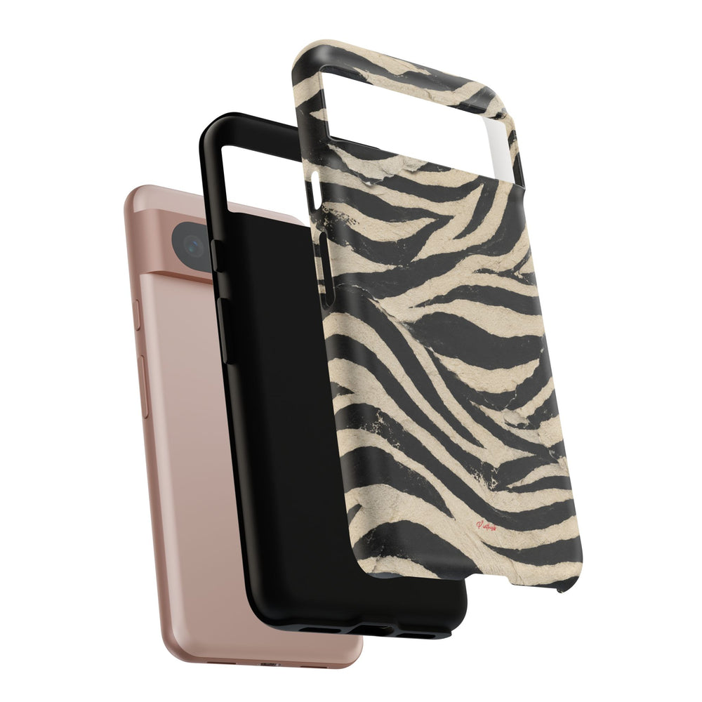 Wavy Peach & Mauve Tough Case