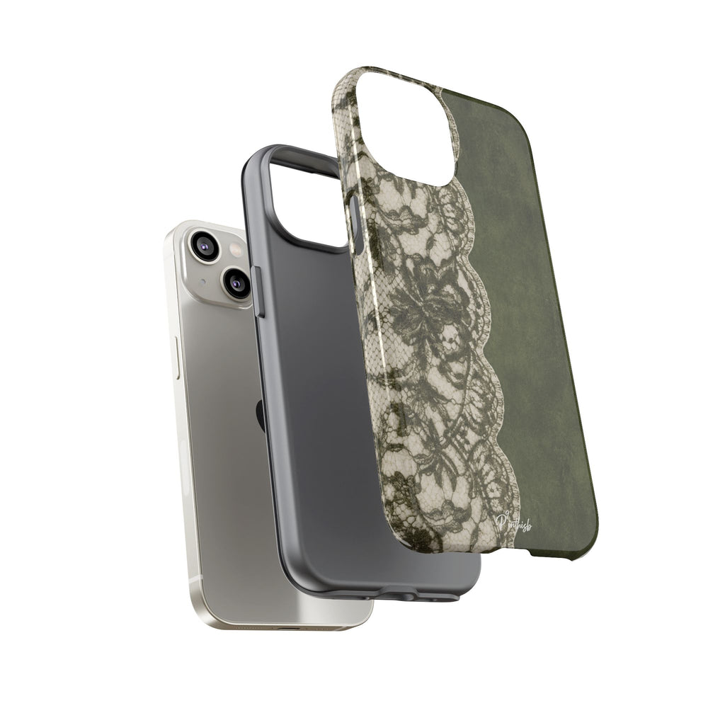 Olive Lace Tough Case