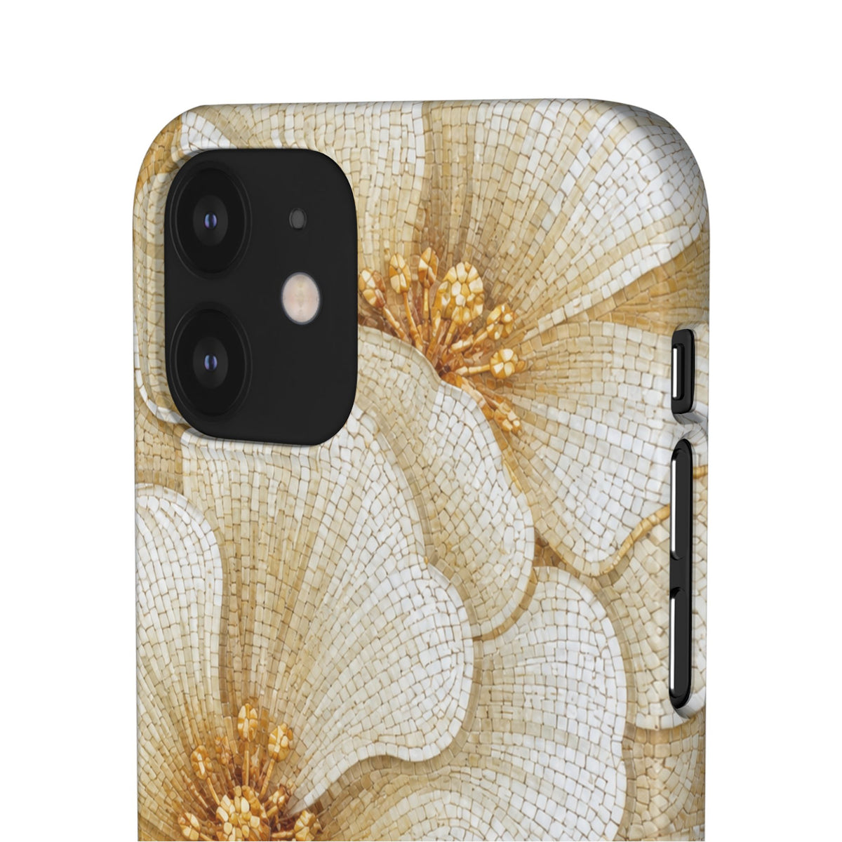 Floral Gold Bloom Snap Case