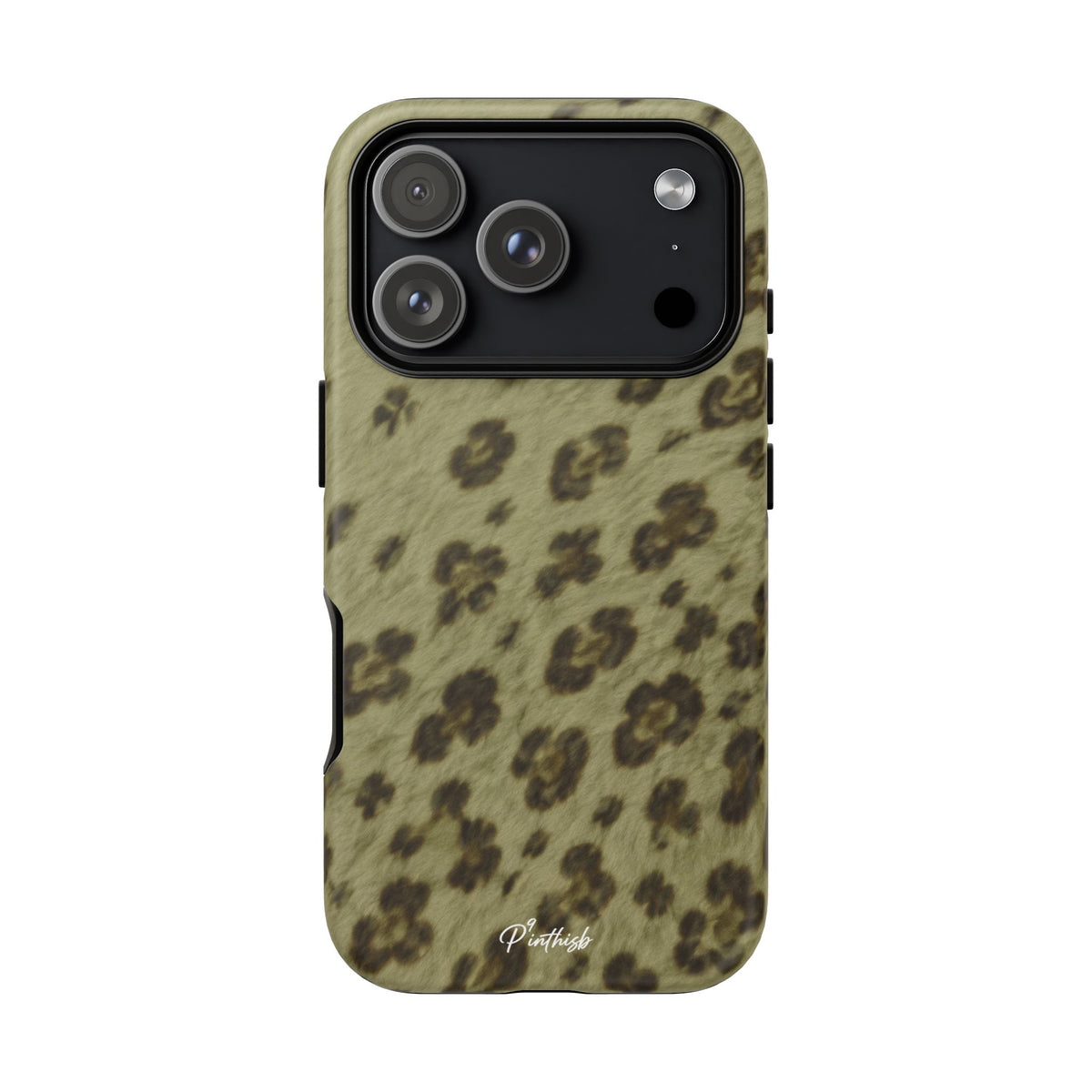 Olive Leopard Print Tough Case