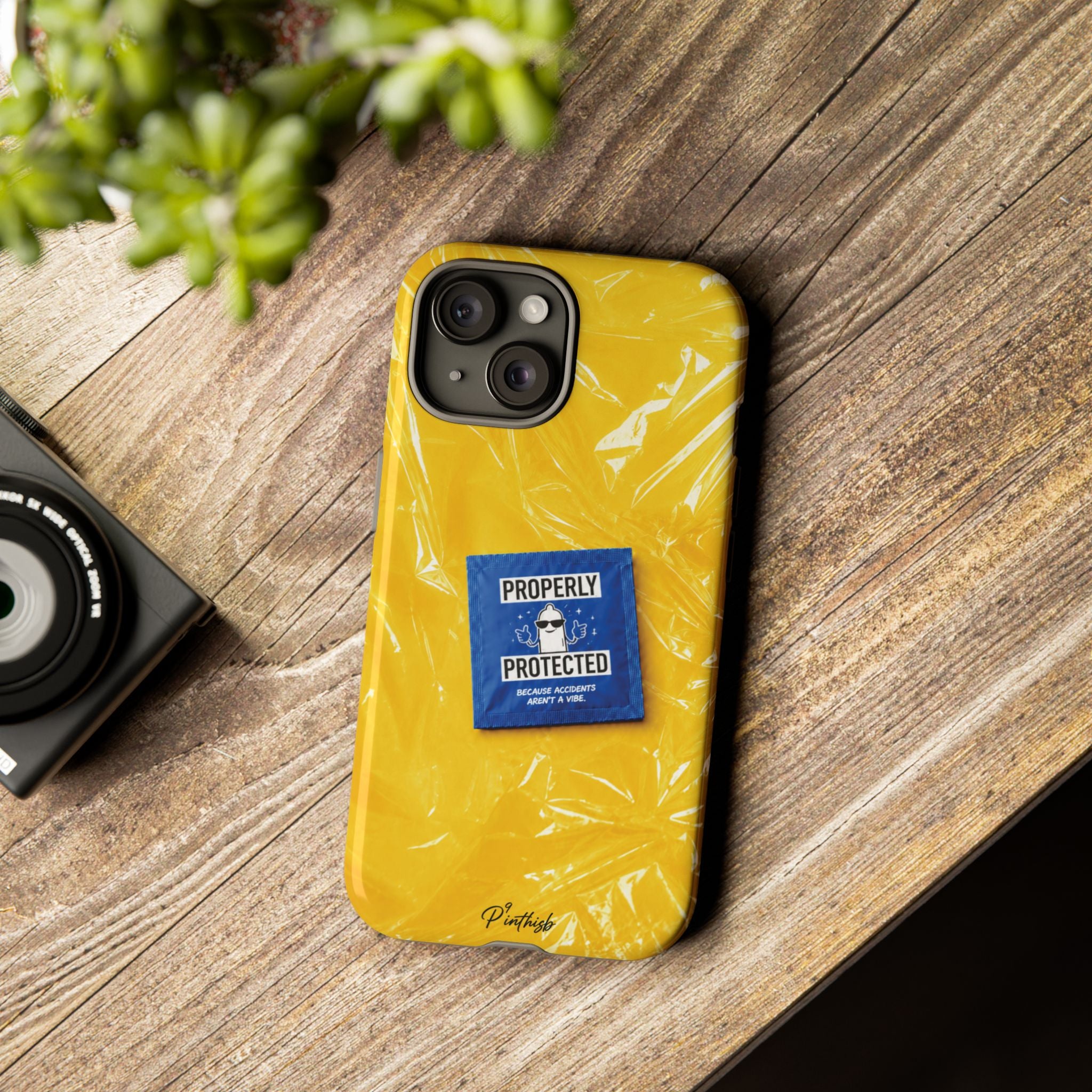 "Properly Protected" Graphic Phone Case