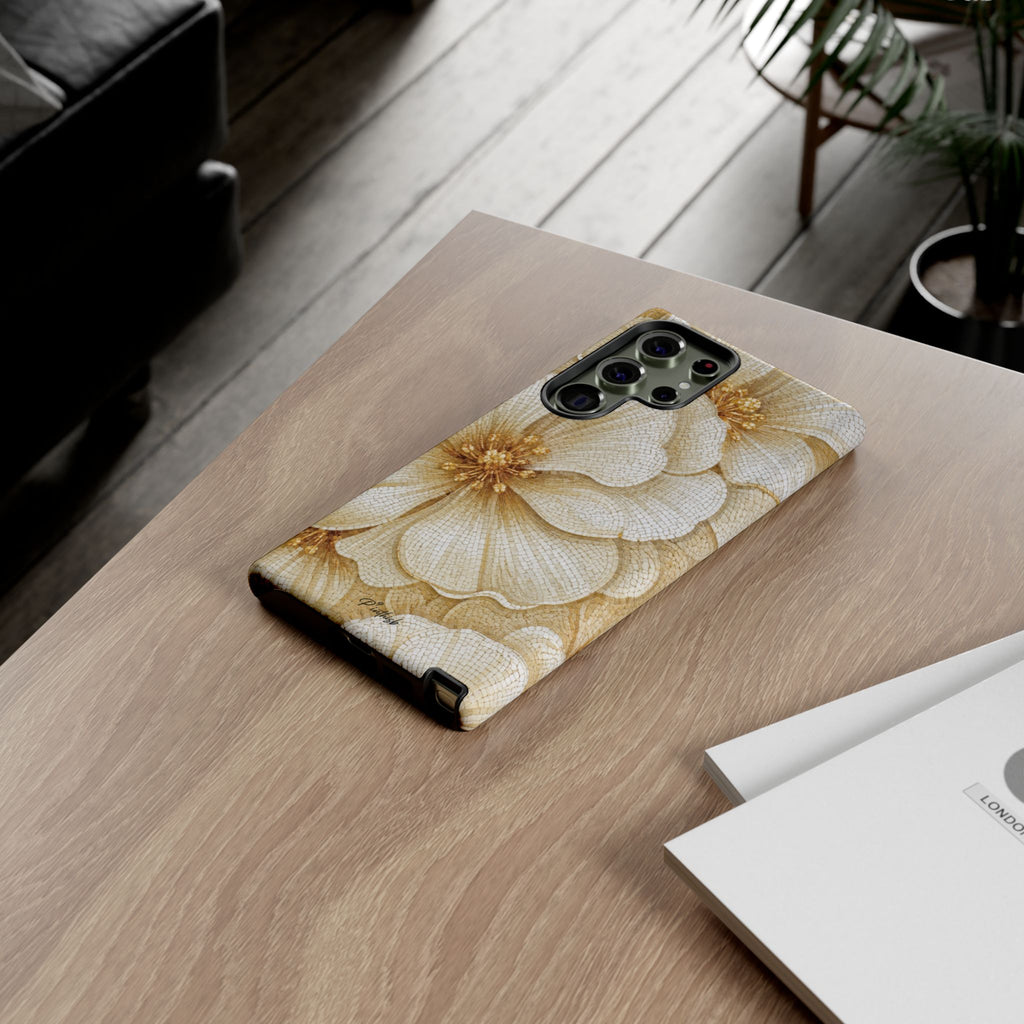 Floral Gold Bloom Tough Case