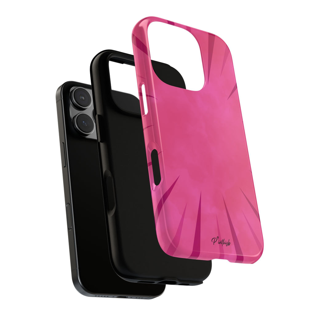 Pink Burst Tough Phone Case