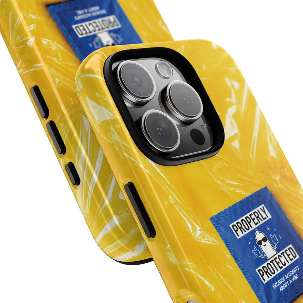 "Properly Protected" Graphic Phone Case