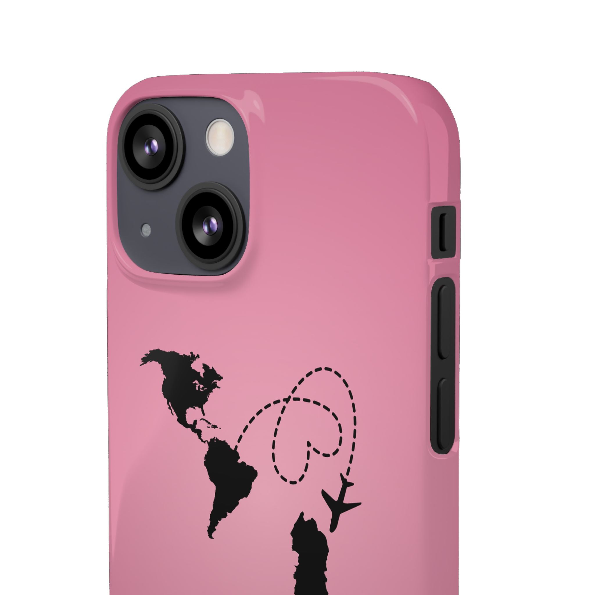 America to Albania Pink Snap Phone Case