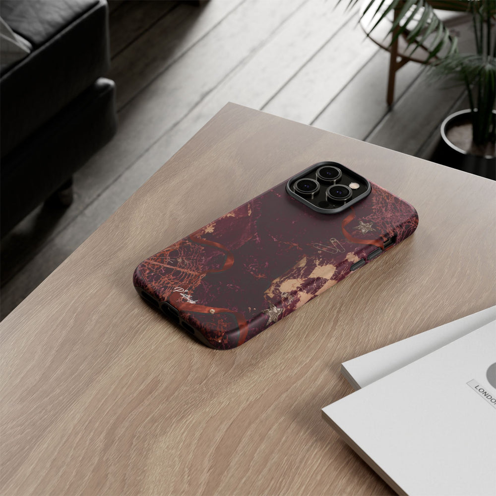 Dark Maroon Vintage Tough Case