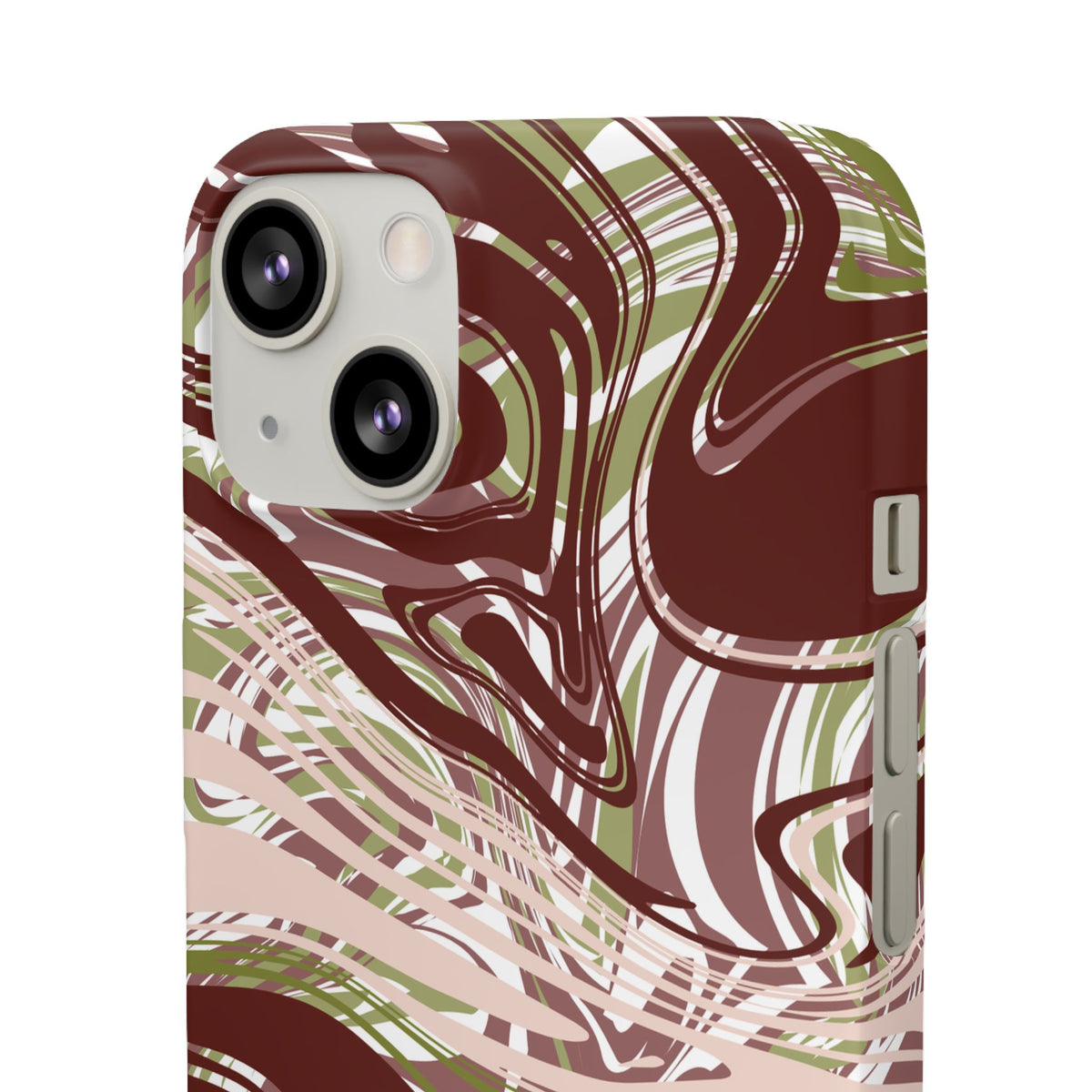 Abstract Marbled Snap Phone Case