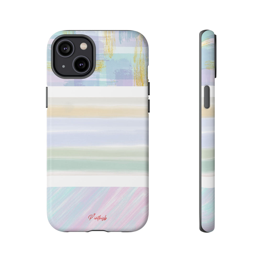 Pastel Stripe Tough Phone Case