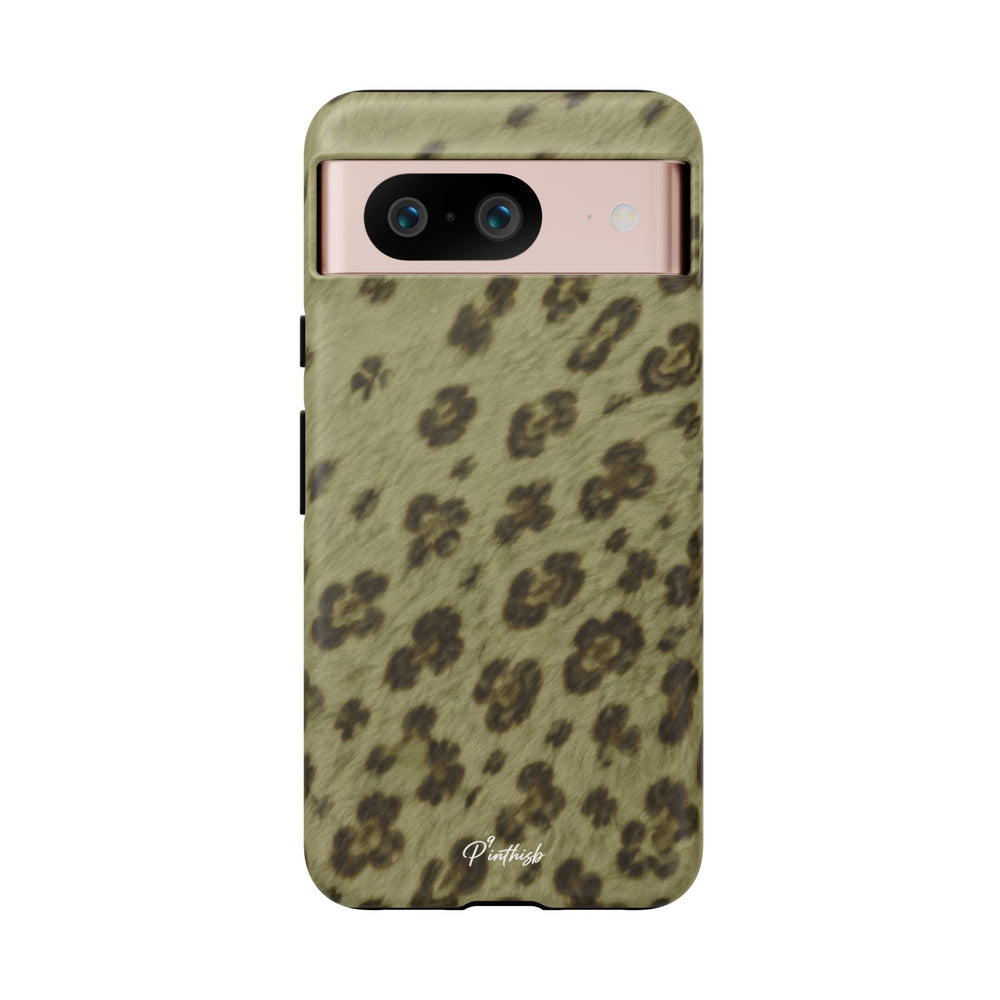 Olive Leopard Print Tough Case