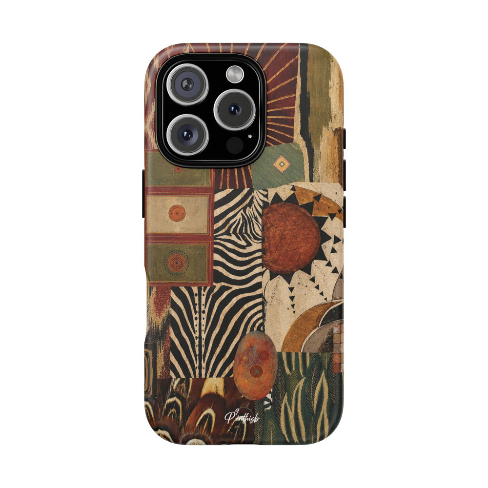 Abstract Boho Collage Tough Case