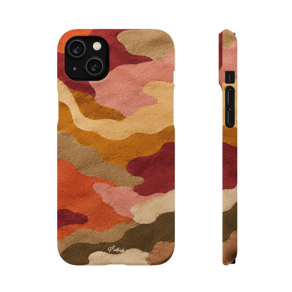 Watercolour Camo Snap Case