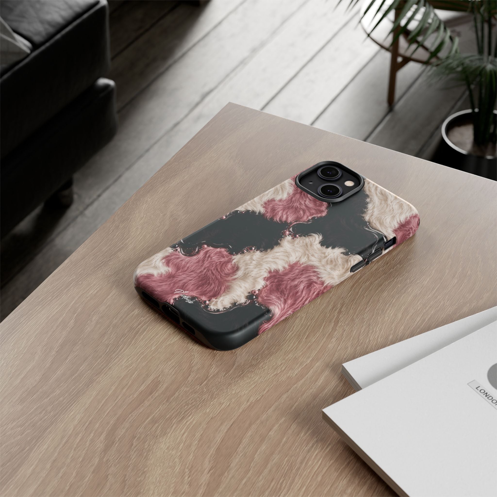 Cow Print Swirl Tough Case