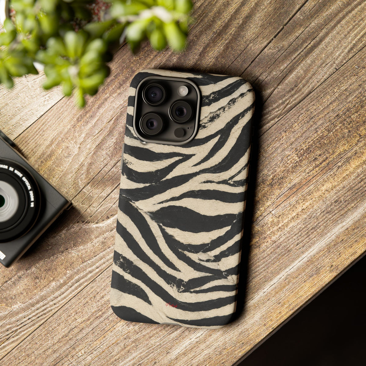 Wavy Peach & Mauve Tough Case