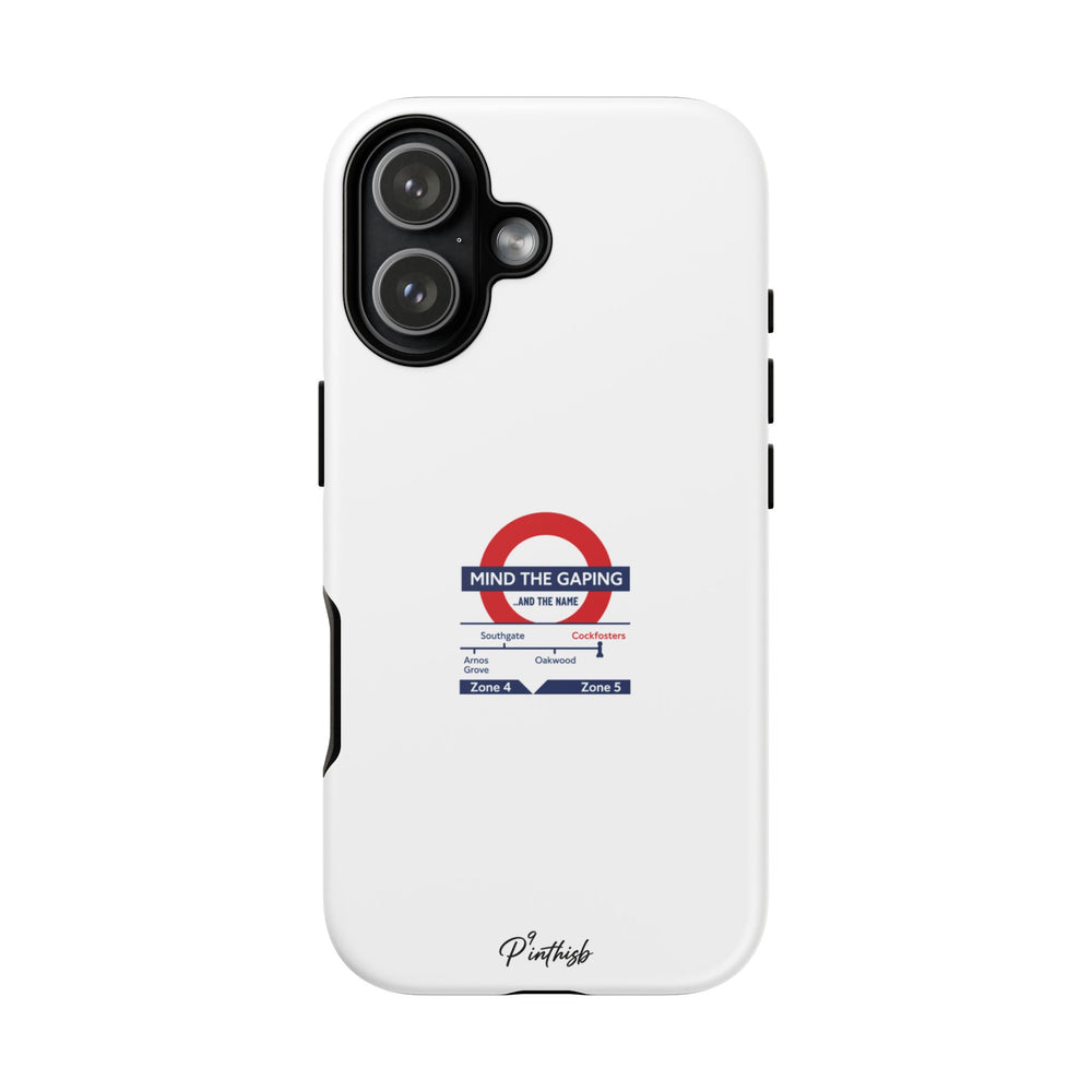 "Mind the Gaping" London Tube Parody Phone Case