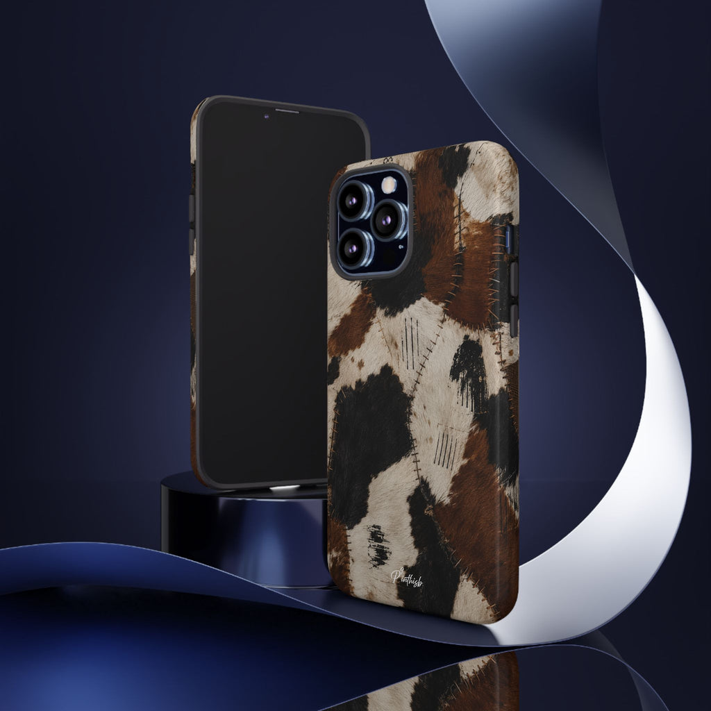 Brown & Black Animal Print Tough Case
