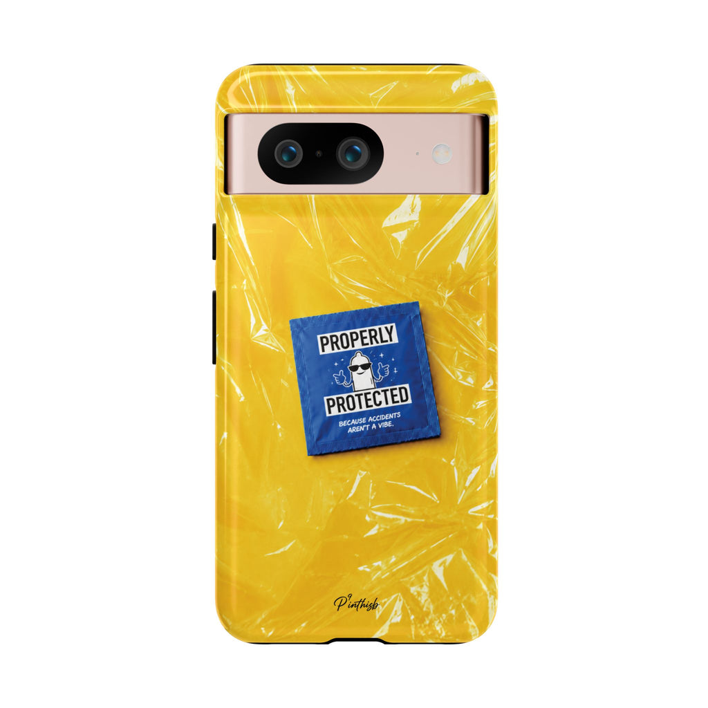 "Properly Protected" Graphic Phone Case