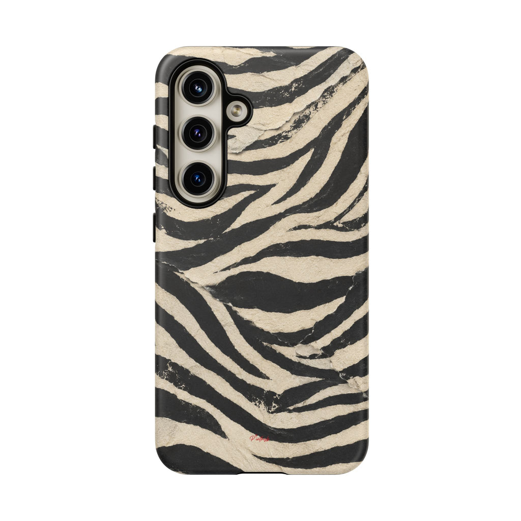 Wavy Peach & Mauve Tough Case