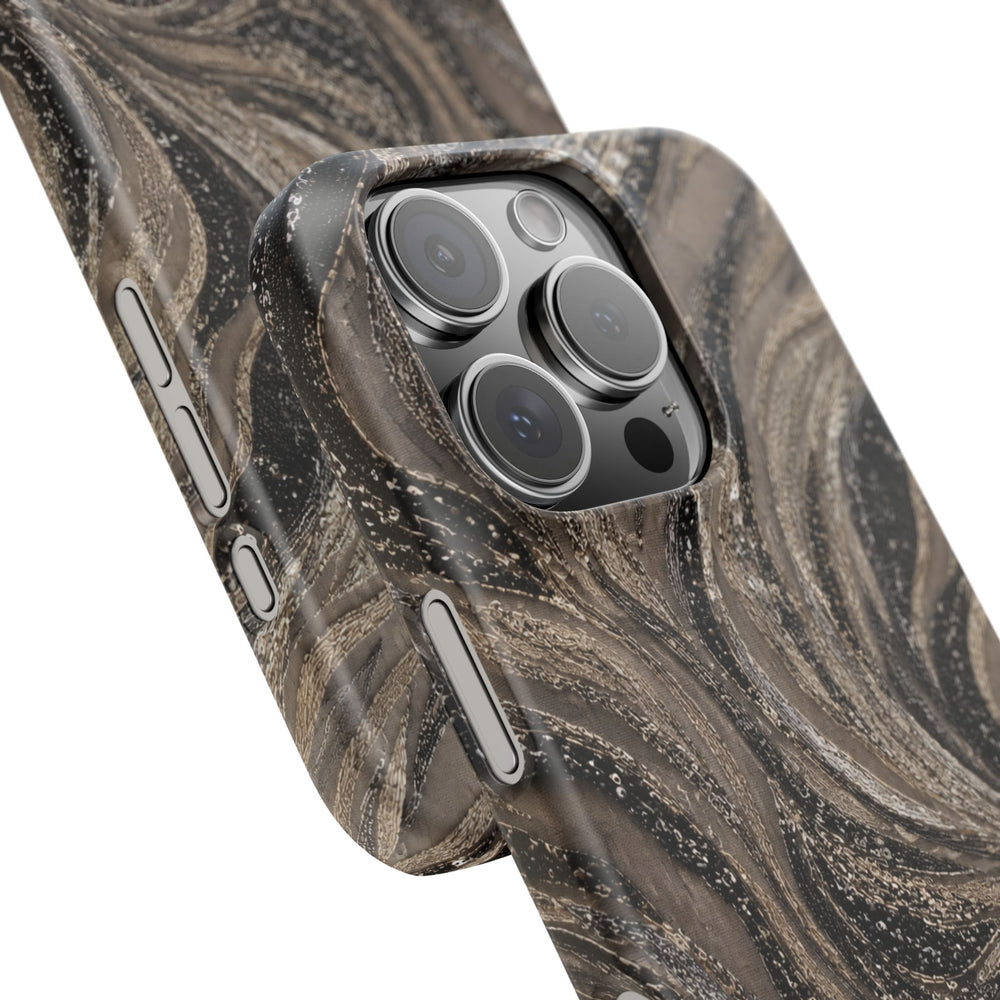 Neutral Swirl Protective Snap Case
