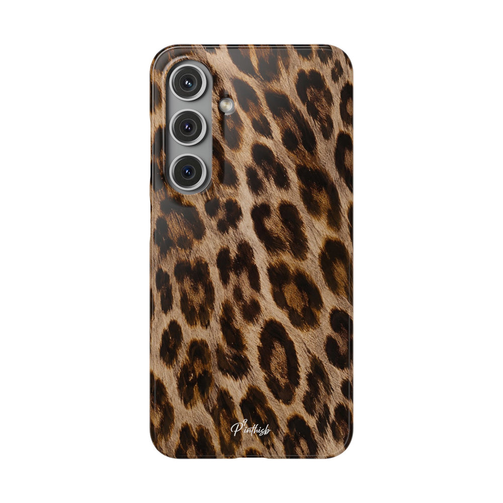 Leopard Print Snap Phone Case