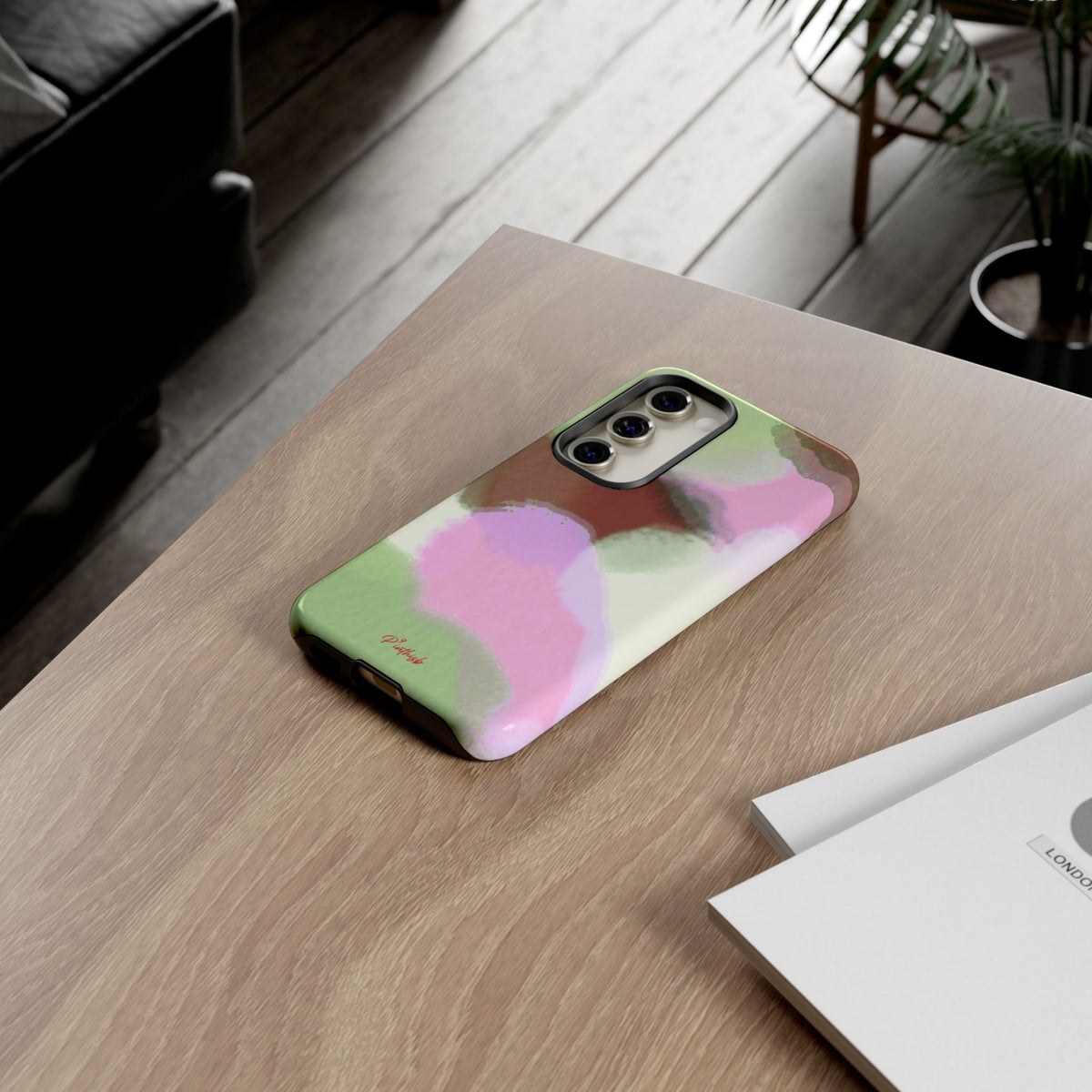 Abstract Pastel Camouflage Tough Phone Case