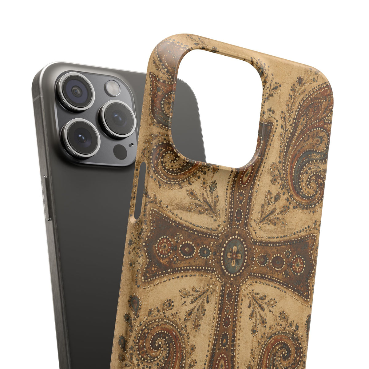 Cross Paisley Snap Case