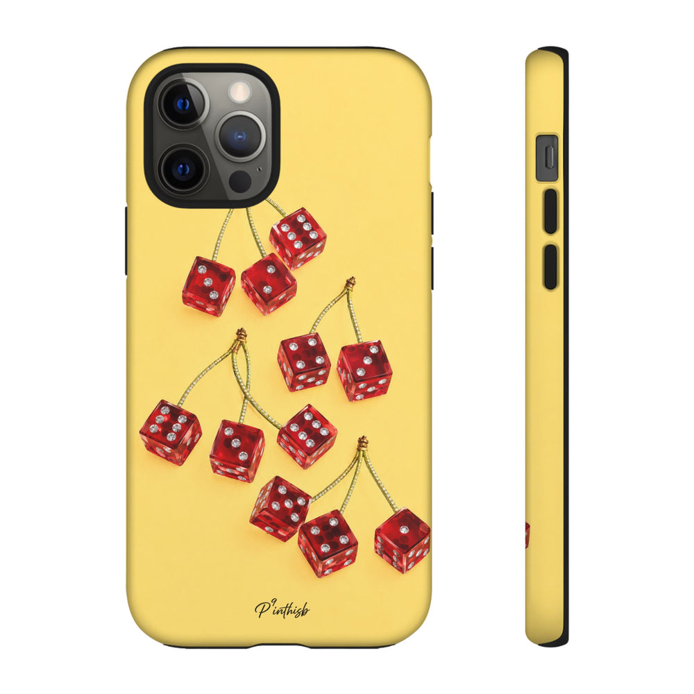 Cherry Dice Tough Phone Case