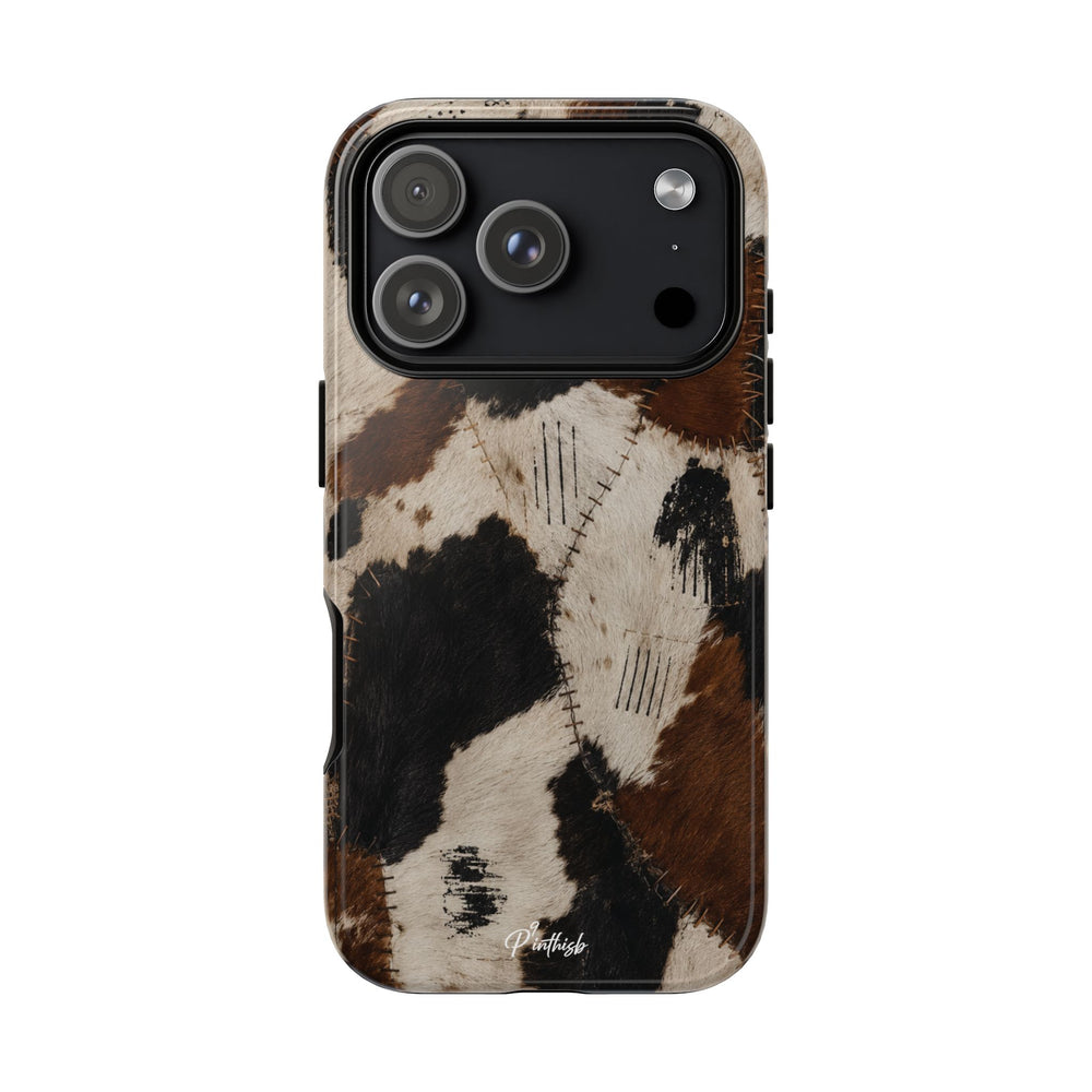 Brown & Black Animal Print Tough Case